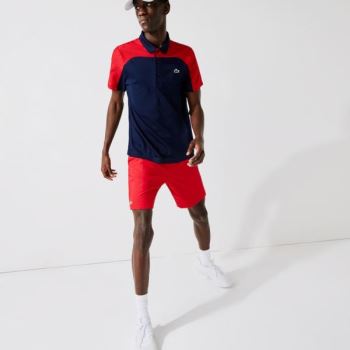 Lacoste SPORT Tennis Shorts Pánské - Kraťasy Červené | CZ-y1ELXZ